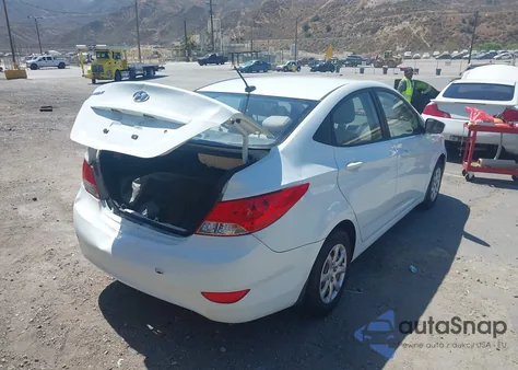 2012 Hyundai Accent Gls из США, поврежденный, VIN KMHCT4AE6CU255377